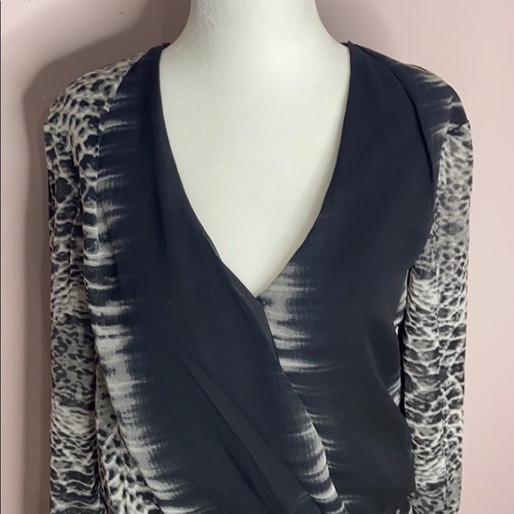 Walter Baker W118 Snakeskin Print Surplice Dress - Picture 5 of 9